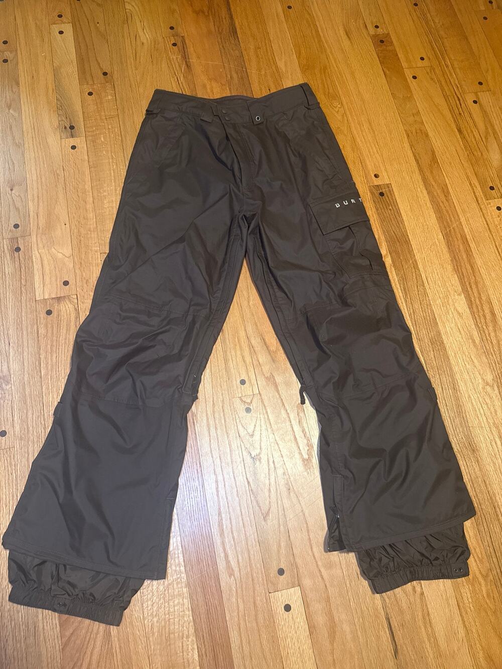 Burton Poacher PNT Mens M Brown DRYRIDE Snowboard Ski Snow Pants Cargo